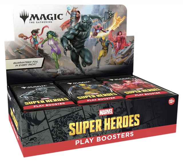 Karetní hra Magic: The Gathering Marvel Super Heroes - Play Booster Box (30 boosterů)