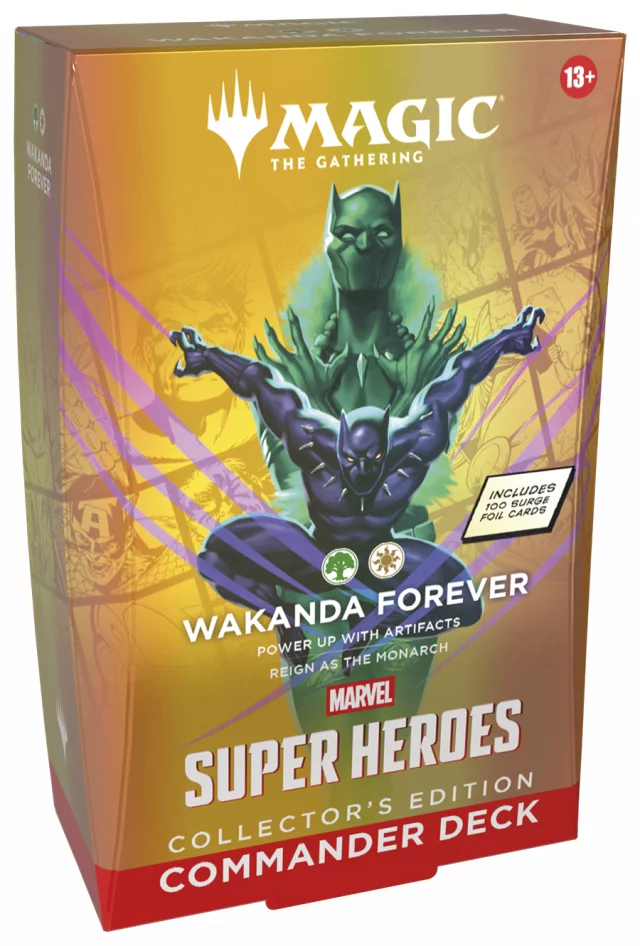 Karetní hra Magic: The Gathering Marvel Super Heroes - Wakanda Forever Commander Deck Collector's Edition