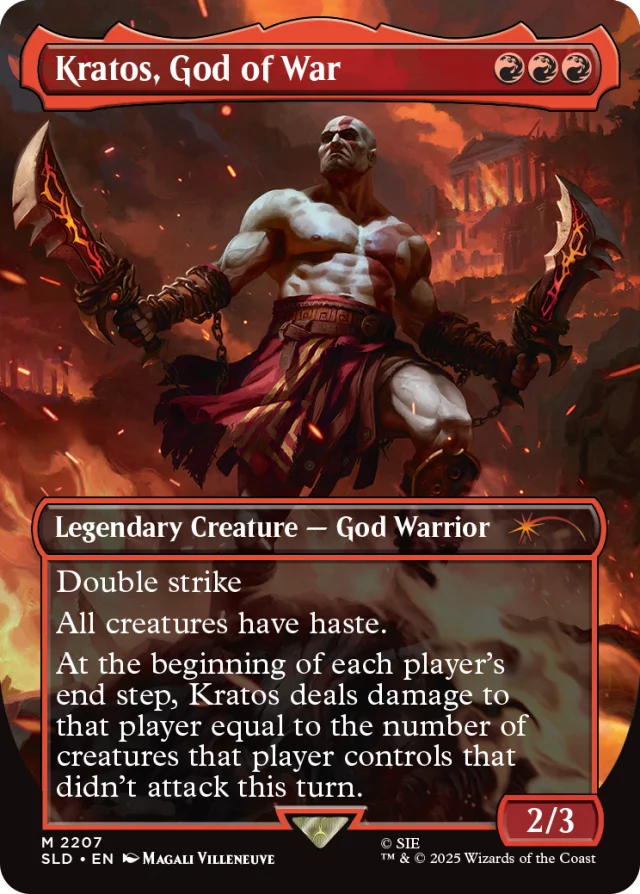 Karetní hra Magic: The Gathering Secret Lair x God of War: Greek