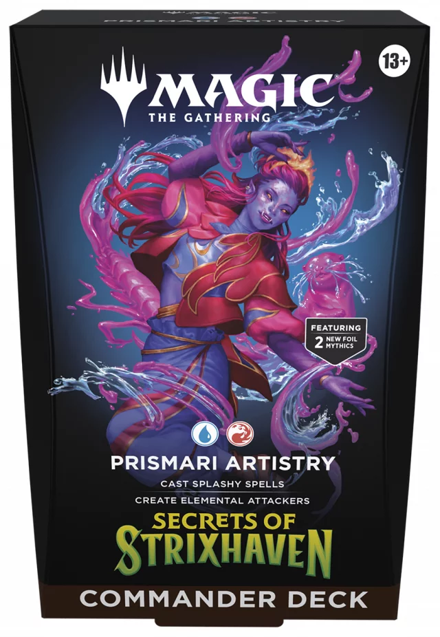 Karetní hra Magic: The Gathering Secrets of Strixhaven - Prismari Artistry Commander Deck