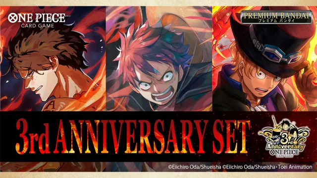 Karetní hra One Piece TCG - 3nd Anniversary Set JP