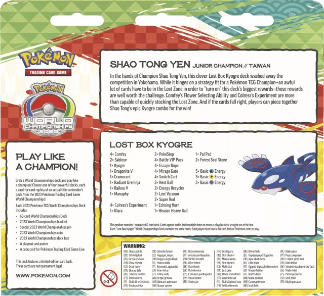 Karetní hra Pokémon TCG - APD World Championships Deck 2023 (Shao Tong Yen)