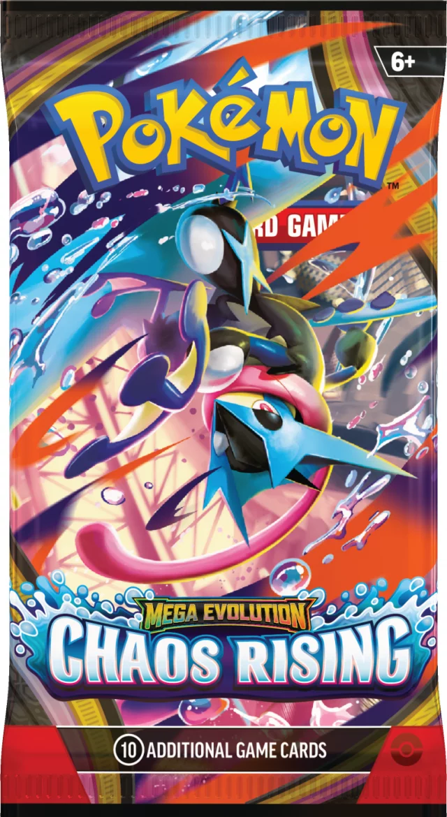 Karetní hra Pokémon TCG: Mega Evolution - Chaos Rising - Booster (10 karet)