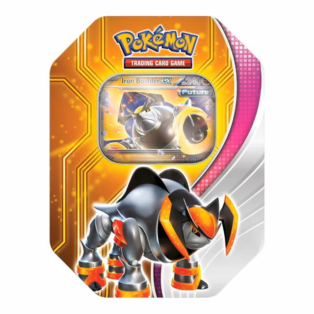 Karetní hra Pokémon TCG: Paradox Destinies Tin - Iron Boulder ex