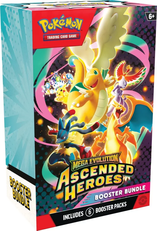Karetní hra Pokémon TCG: Mega Evolution - Ascended Heroes Booster Bundle (6 boosterů)