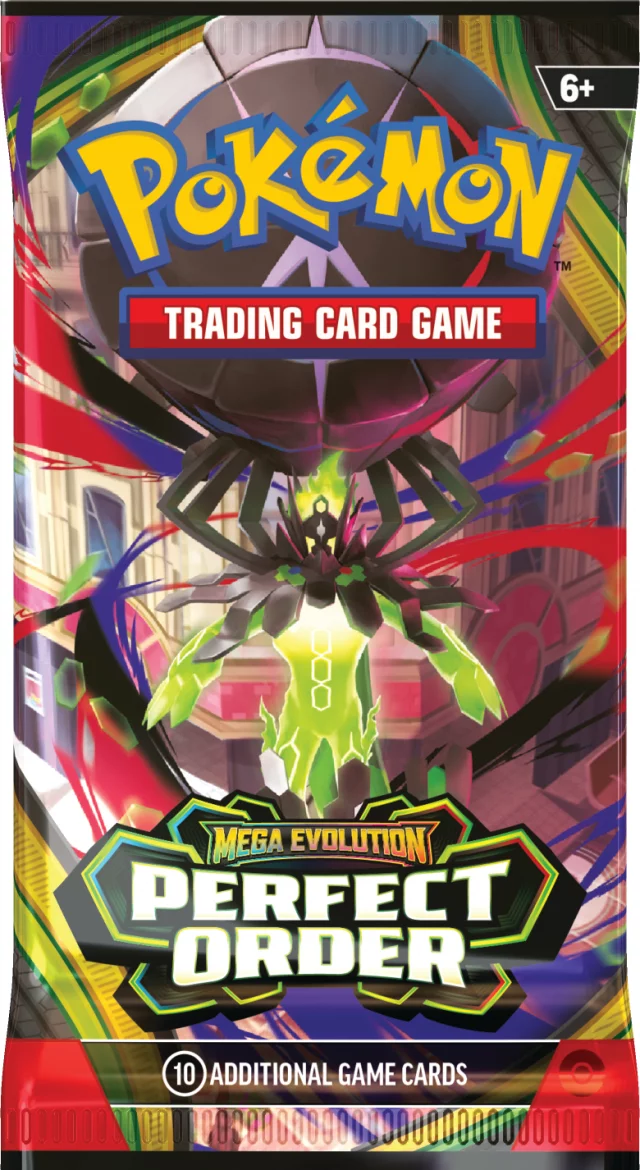 Karetní hra Pokémon TCG: Mega Evolution - Perfect Order Booster (10 karet)
