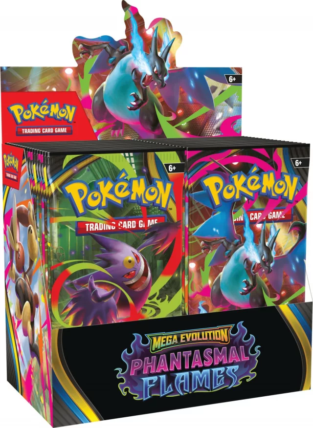 Karetní hra Pokémon TCG: Mega Evolution - Phantasmal Flames Booster Box (36 boosterů)