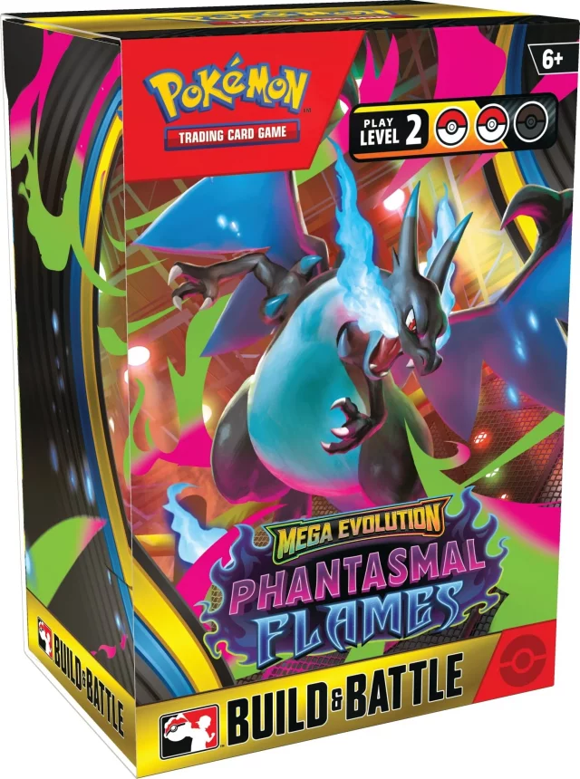 Karetní hra Pokémon TCG: Mega Evolution - Phantasmal Flames Build & Battle Box