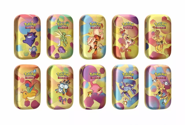 Karetní hra Pokémon TCG: Scarlet & Violet 151 - Mini Tin Display (10x Mini Tin)