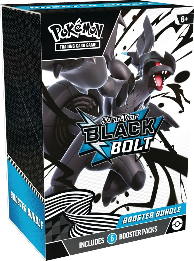 Karetní hra Pokémon TCG: Scarlet & Violet - Black Bolt Booster Bundle (6 balíčků)