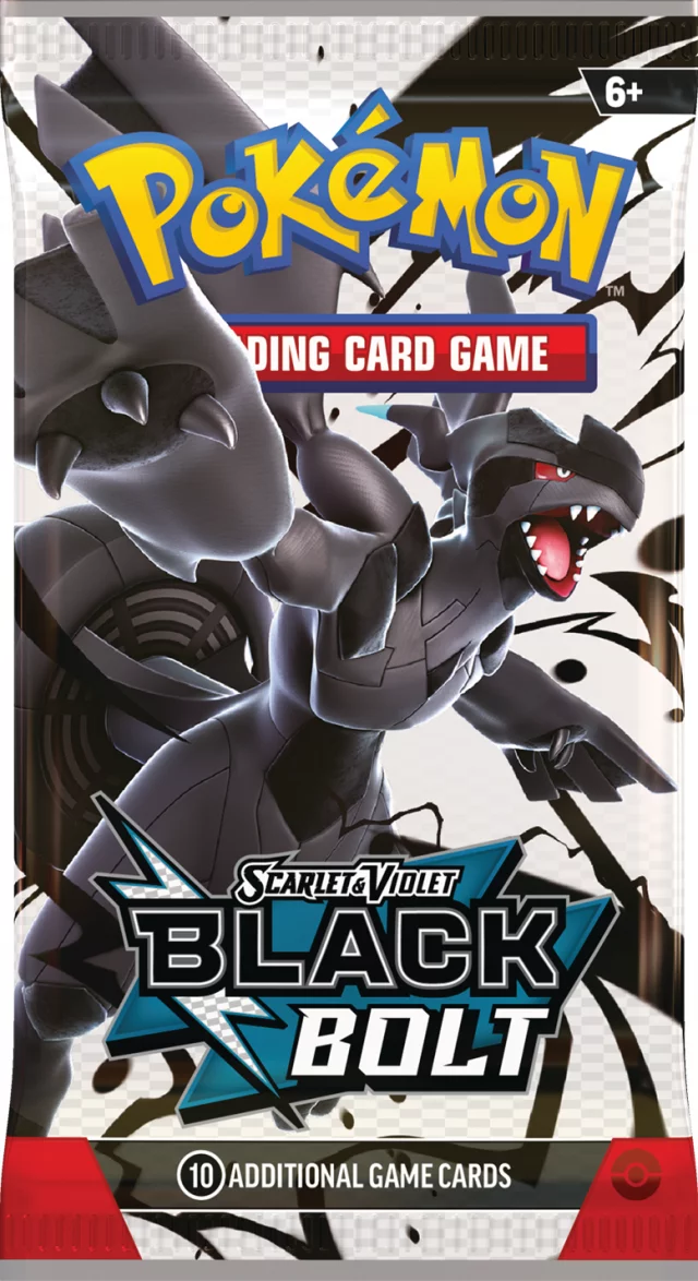 Karetní hra Pokémon TCG: Scarlet & Violet - Black Bolt Booster (10 karet)