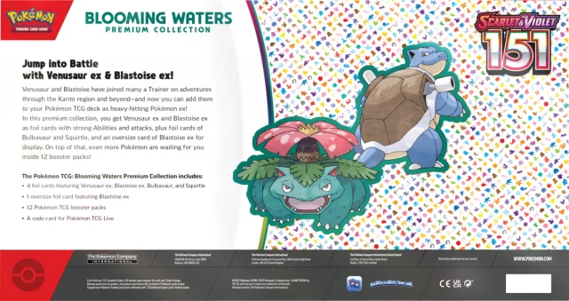 Karetní hra Pokémon TCG: Scarlet & Violet - Blooming Waters Premium Collection