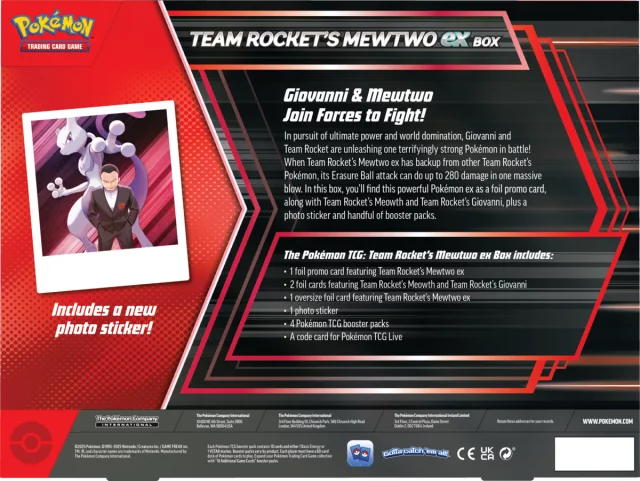 Karetní hra Pokémon TCG: Scarlet & Violet ex Box - Team Rocket’s Mewtwo