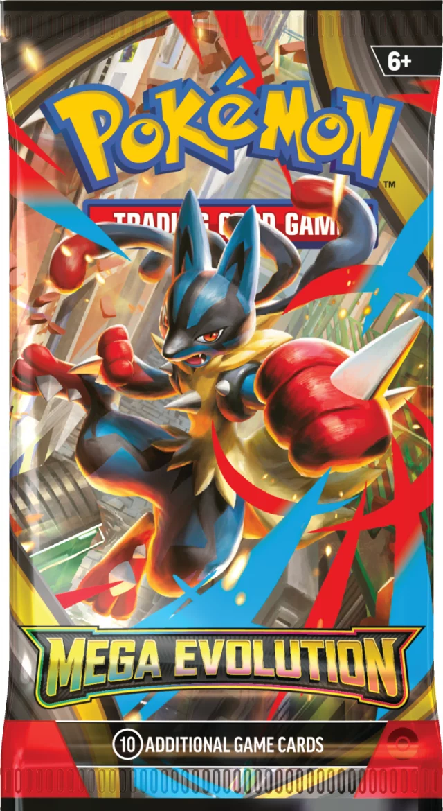 Karetní hra Pokémon TCG: Mega Evolution Booster (10 karet)