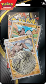 Karetní hra Pokémon TCG: Scarlet & Violet - Mega Evolution Checklane Blister booster (Lycanroc)