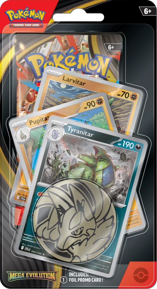 Karetní hra Pokémon TCG: Mega Evolution Premium Checklane Blister (Tyranitar)