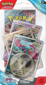 Karetní hra Pokémon TCG: Scarlet & Violet - Stellar Crown Premium Checklane Blister booster (Roaring Moon)