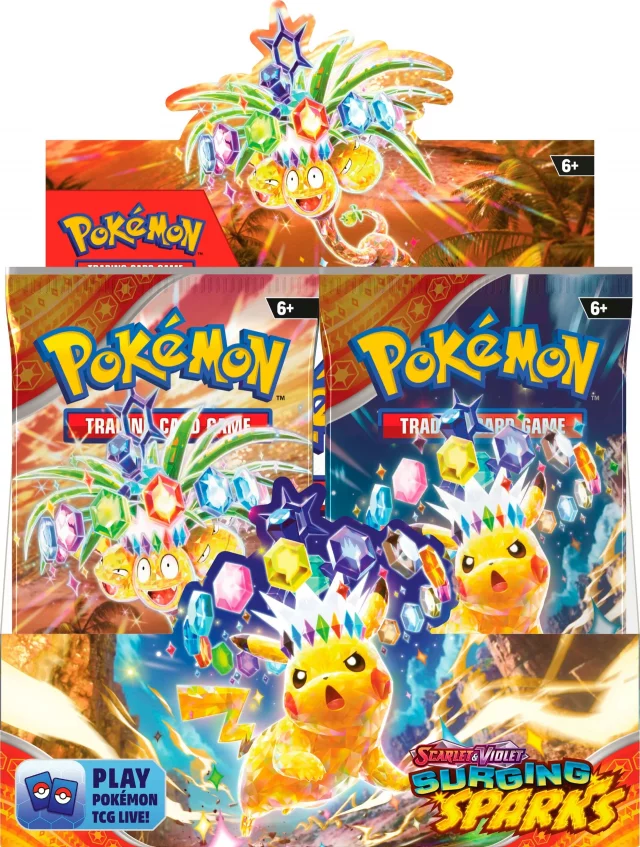 Karetní hra Pokémon TCG: Scarlet & Violet - Surging Sparks Booster Box (36 boosterů)