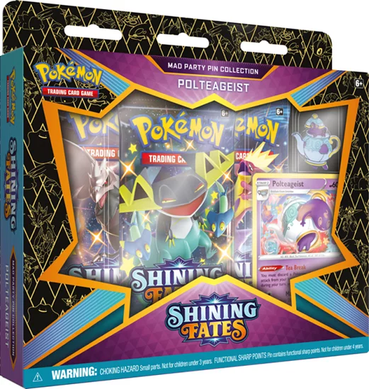 Karetní hra Pokémon TCG: Shining Fates - Mad Party Pin Collection (Polteageist)