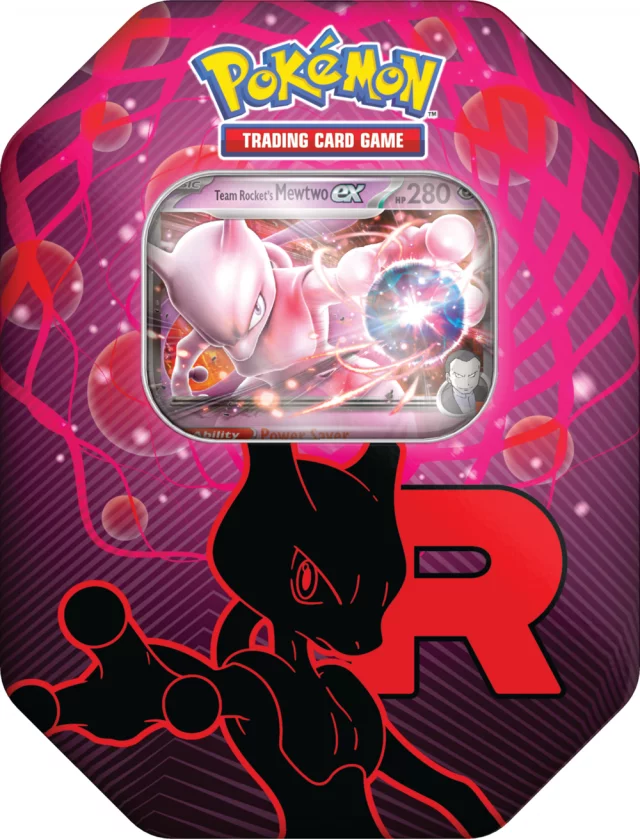 Karetní hra Pokémon TCG - Team Rocket Tin (Mewtwo)