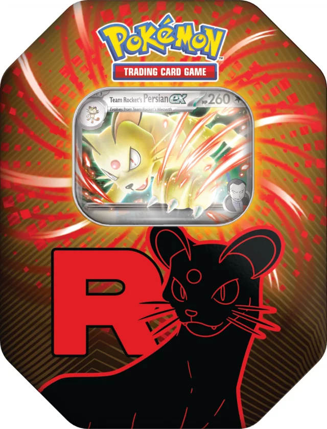 Karetní hra Pokémon TCG - Team Rocket Tin (Persian)
