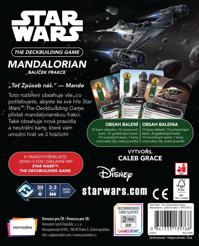 Karetní hra Star Wars: The Deckbuilding Game - Mandalorian (rozšíření)