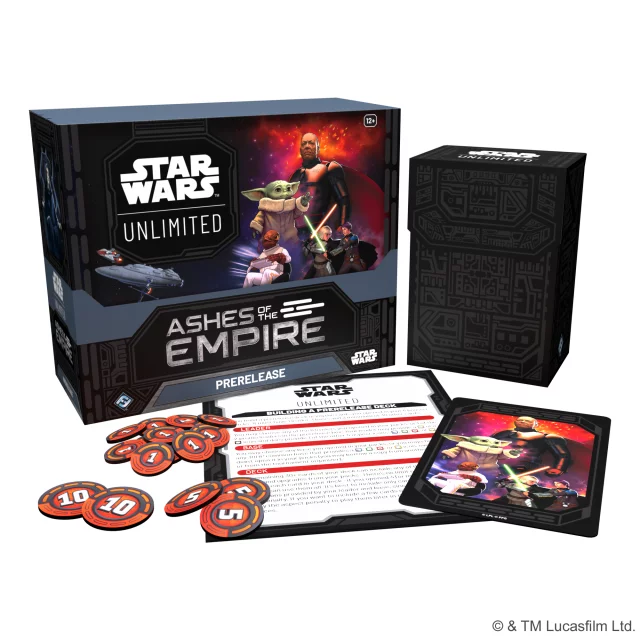 Karetní hra Star Wars: Unlimited - Ashes of the Empire Prerelease Box - Sběratelská karetní hra TCG
