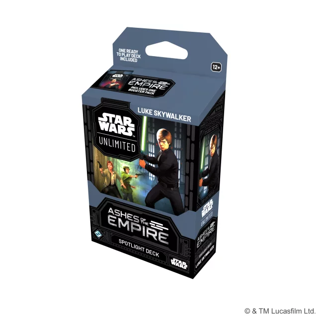 Karetní hra Star Wars: Unlimited - Ashes of the Empire Spotlight Deck (Luke Skywalker)