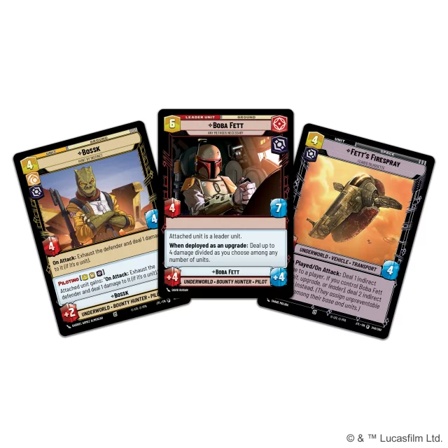 Karetní hra Star Wars: Unlimited - Jump to Lightspeed Spotlight Deck (Boba Fett)