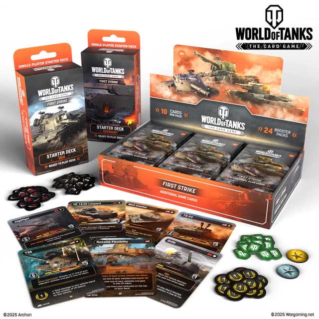 Karetní hra World of Tanks TCG - Booster Box First Strike (24 boosterů)