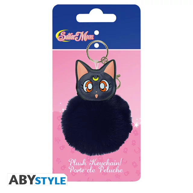 Klíčenka Sailor Moon - Luna Plush Keychain