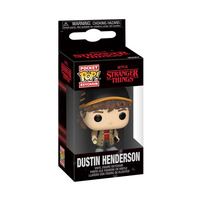 Klíčenka Stranger Things - Dustin Henderson (Funko) - Figurka