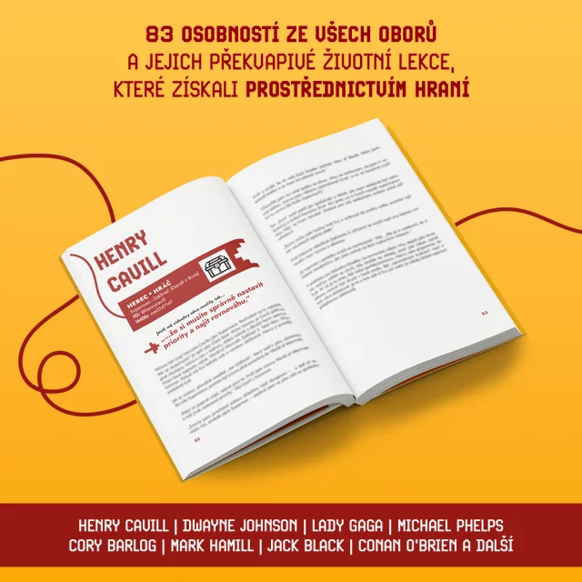 Kniha Co mě naučily videohry aneb Jak hry formovaly některé z nejzajímavějších lidí světa
