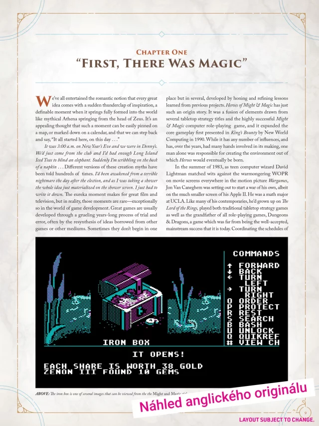 Kniha Heroes of Might and Magic: Retrospektiva k 30. výročí