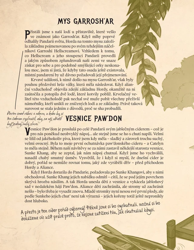 Kniha World of Warcraft: Putování Azerothem - Pandarie