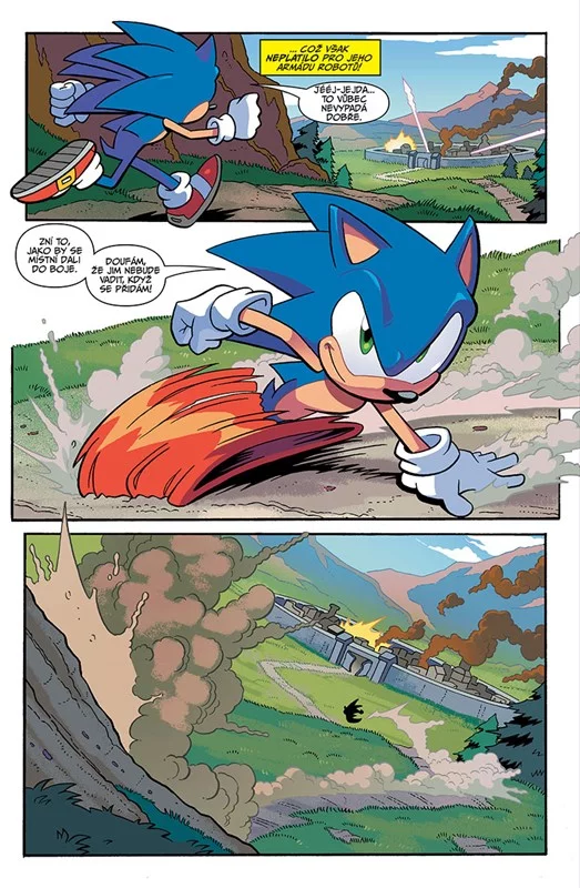 Komiks Ježek Sonic 1 - První dobrodružství
