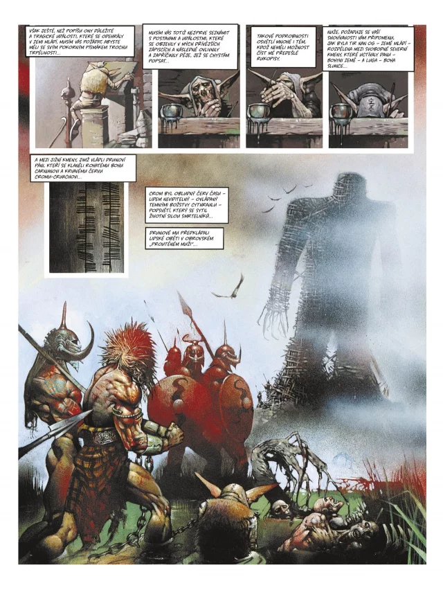 Komiks Sláine: Rohatý bůh (Velké evropské komiksy) (základní verze)