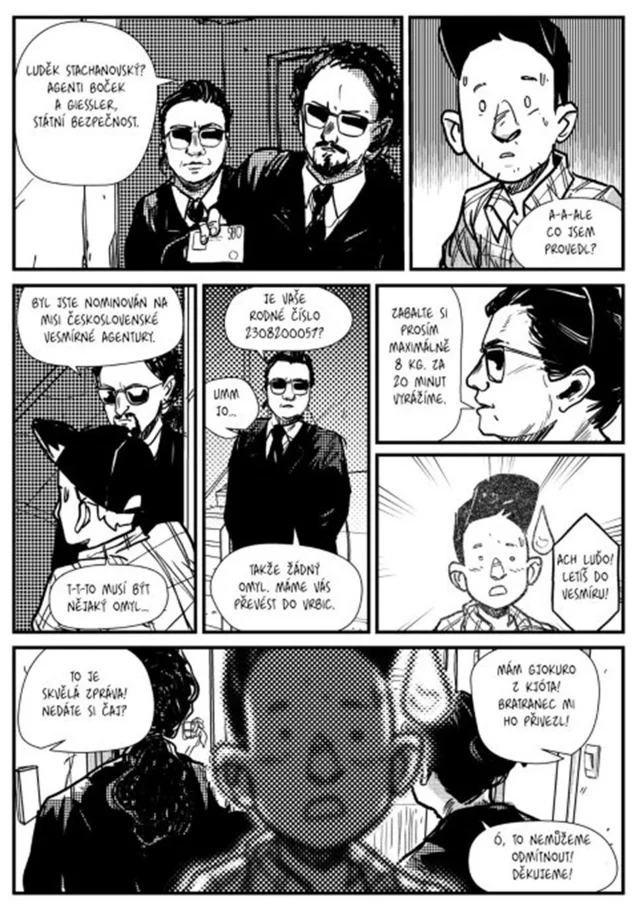 Komiks Stachanovec in Space