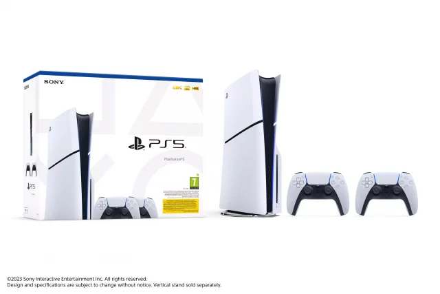 Konzole PlayStation 5 (Slim) 1 TB - Bílá + 2x DualSense bílý