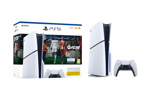 Konzole PlayStation 5 1 TB - Bílá + EA SPORTS FC 26 (hra zdarma)