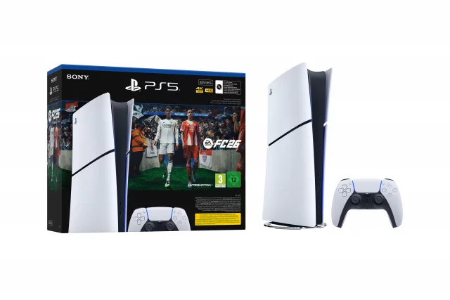 Konzole PlayStation 5 825 GB - Bílá (Digital Edition) + EA SPORTS FC 26 (hra zdarma)