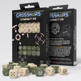 Kostky Crosshairs Compact - Beige & Olive (20 ks)