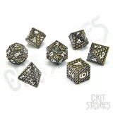 Kostky - Drudaxizius Metal - RPG Dice Set  (7 ks)