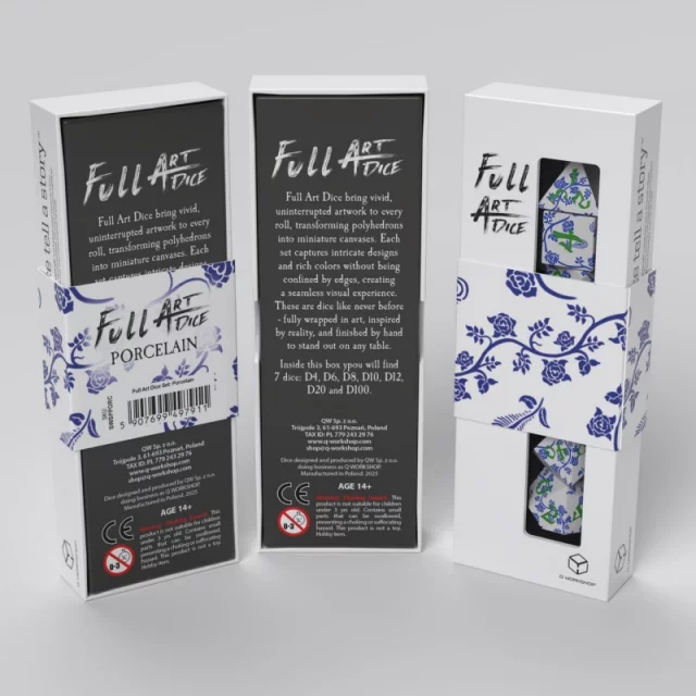 Kostky Full Art - Porcelain (7 ks)