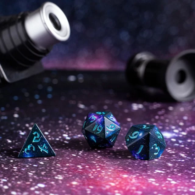 Kostky Full Art - Stardust (7 ks) - Q-Workshop