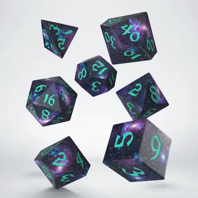 Kostky Full Art - Stardust (7 ks) - Q-Workshop