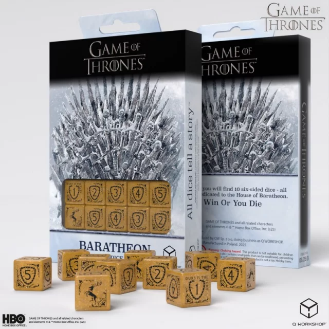 Kostky Game of Thrones - Baratheon (10 ks)