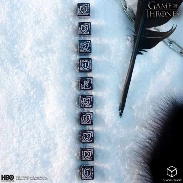 Kostky Game of Thrones - Nights Watch (10 ks)