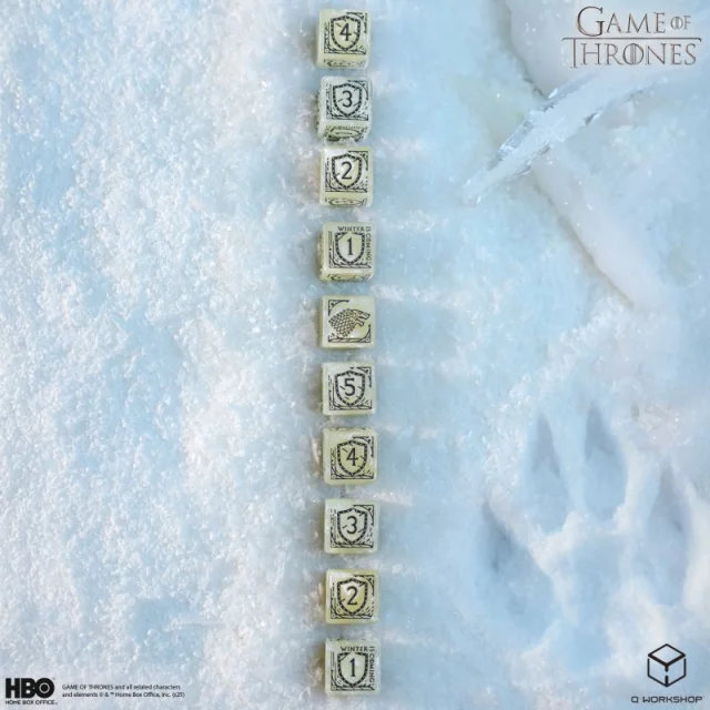 Kostky Game of Thrones - Stark (10ks)
