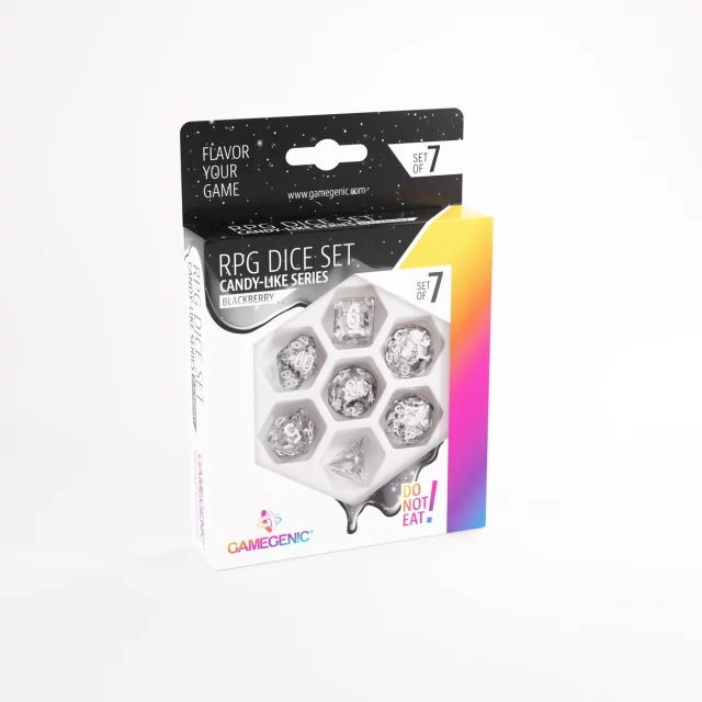 Kostky Gamegenic - Blueberry - Candy-Like Series (7 ks)